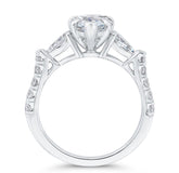 14 Karat White Gold Diamond Engagement Ring- Special Order Only
